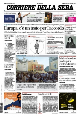 Corriere Della Sera N°20200721 du 21 juillet 2020 à télécharger sur iPad