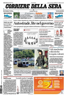 Corriere Della Sera N°20200715 du 15 juillet 2020 à télécharger sur iPad