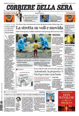 Corriere Della Sera N°20200712 du 12 juillet 2020 à télécharger sur iPad