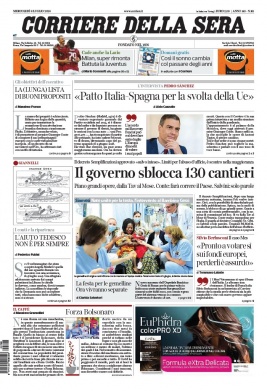 Corriere Della Sera N°20200708 du 08 juillet 2020 à télécharger sur iPad