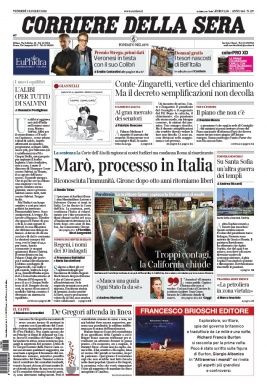 Corriere Della Sera N°20200703 du 03 juillet 2020 à télécharger sur iPad