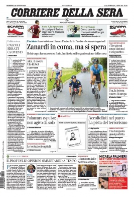 Corriere Della Sera N°20200621 du 21 juin 2020 à télécharger sur iPad