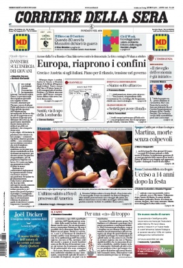Corriere Della Sera N°20200610 du 10 juin 2020 à télécharger sur iPad