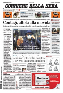 Corriere Della Sera N°20200521 du 21 mai 2020 à télécharger sur iPad