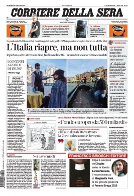Corriere Della Sera N°20200519 du 19 mai 2020 à télécharger sur iPad