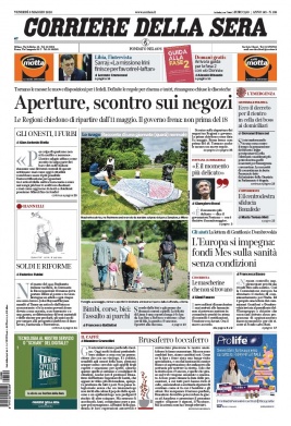 Corriere Della Sera N°20200508 du 08 mai 2020 à télécharger sur iPad