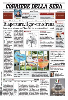Corriere Della Sera N°20200419 du 19 avril 2020 à télécharger sur iPad