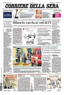 Corriere Della Sera N°20200723 du 23 juillet 2020 à télécharger sur iPad