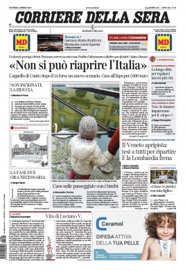 Corriere Della Sera N°20200402 du 02 avril 2020 à télécharger sur iPad