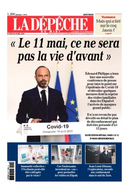 La Dépêche du Midi 20 avril 2020 La Dépêche du Midi N°20200420 du 20 avril 2020 à télécharger sur iPad