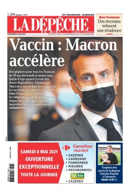 La Dépêche du Midi 07 mai 2021 Abonnement à La Dépêche du Midi Pas Cher avec le BOUQUET ePresse.fr