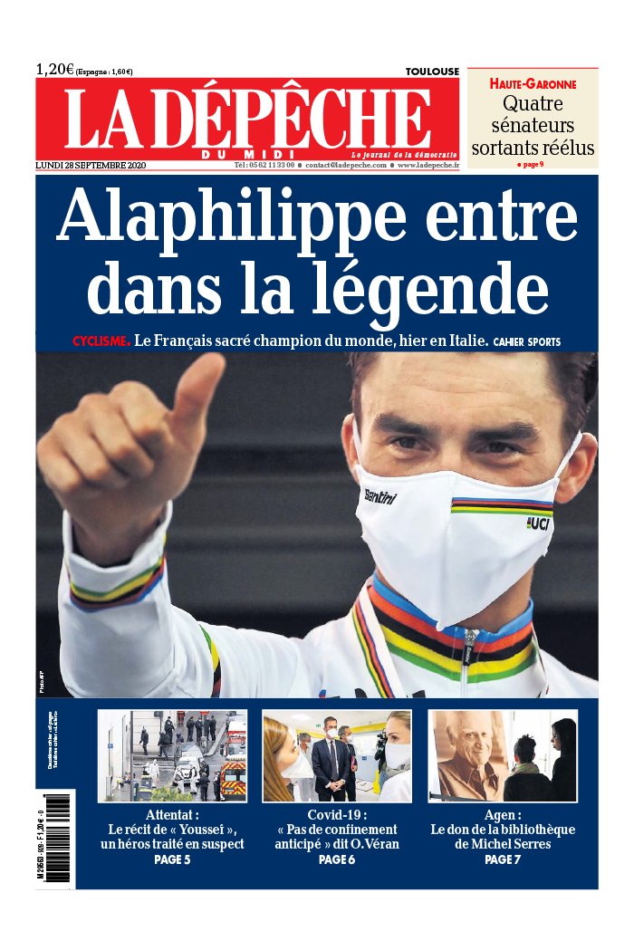La Dépêche du Midi 28 septembre 2020 Abonnement à La Dépêche du Midi Pas Cher avec le BOUQUET ePresse.fr