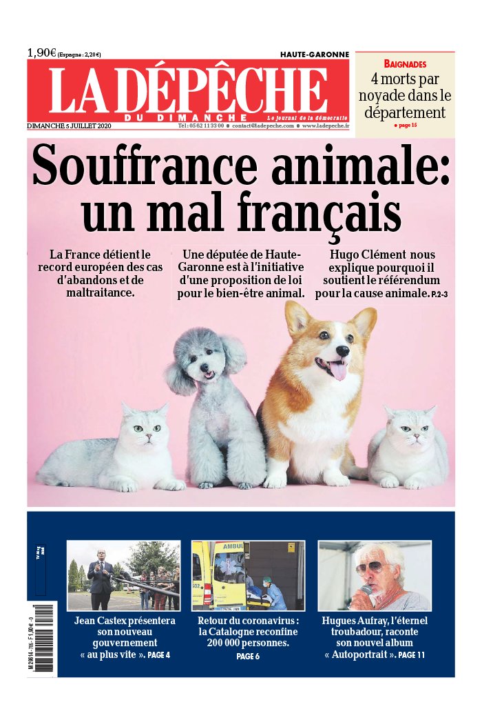 La Dépêche du Midi 05 juillet 2020 Abonnement à La Dépêche du Midi Pas Cher avec le BOUQUET ePresse.fr