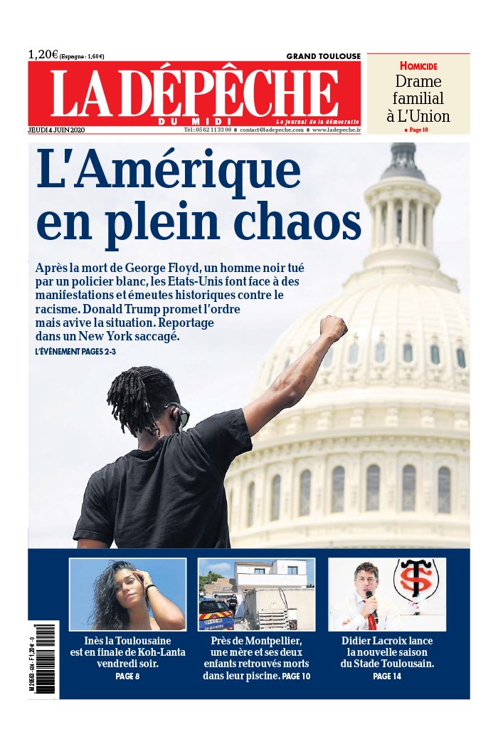 La Dépêche du Midi N°20200604 du 04 juin 2020 à télécharger sur iPad