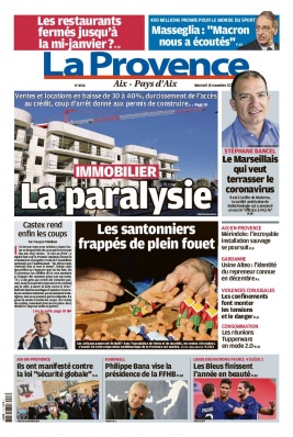 La Provence N°20201118 du 18 novembre 2020 à télécharger sur iPad