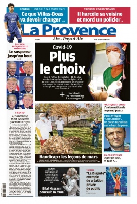 La Provence N°20201105 du 05 novembre 2020 à télécharger sur iPad