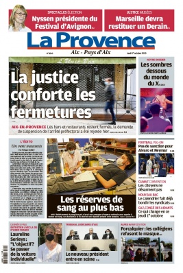 La Provence N°20201001 du 01 octobre 2020 à télécharger sur iPad