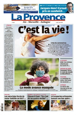 La Provence N°20200511 du 11 mai 2020 à télécharger sur iPad