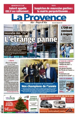 La Provence N°20191204 du 04 décembre 2019 à télécharger sur iPad