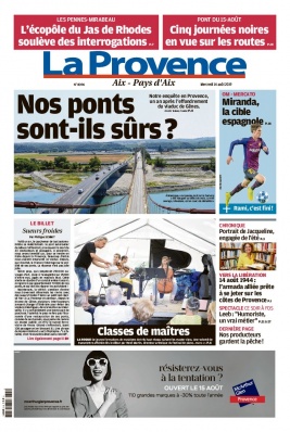 La Provence N°20190814 du 14 août 2019 à télécharger sur iPad