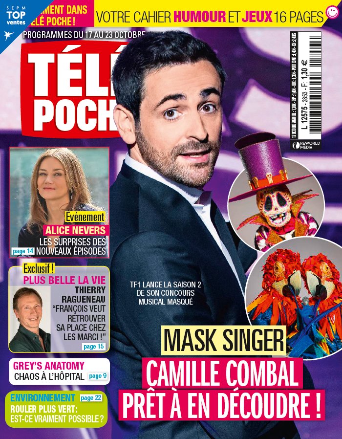 Télé Poche 12 octobre 2020 Télé Poche N°2853 du 12 octobre 2020 à télécharger sur iPad