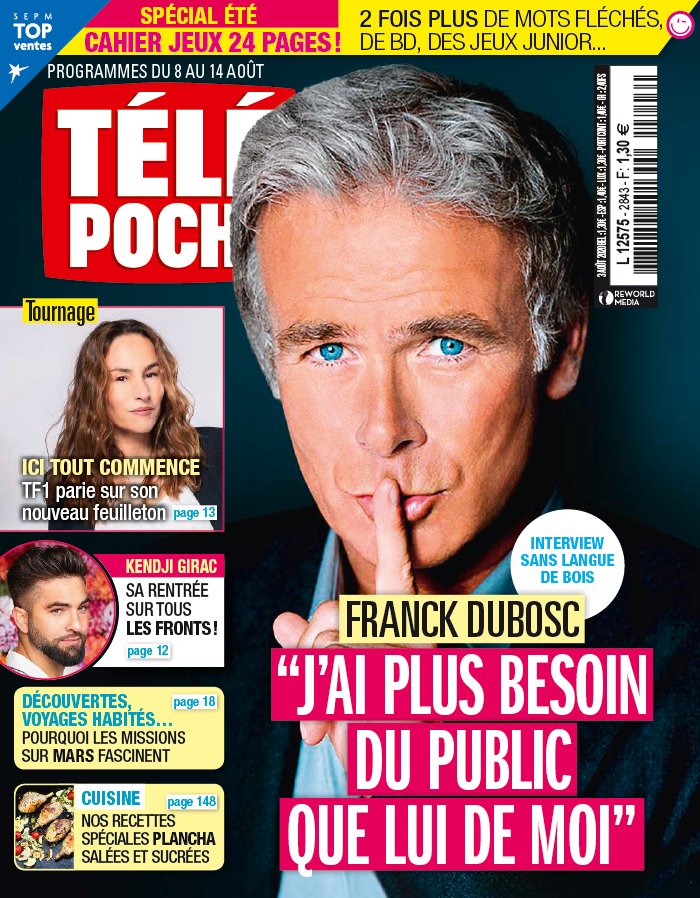 Télé Poche 03 août 2020 Abonnement Télé Poche Pas Cher avec le BOUQUET ePresse.fr