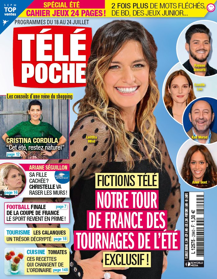 Télé Poche 13 juillet 2020 Abonnement Télé Poche Pas Cher avec le BOUQUET ePresse.fr