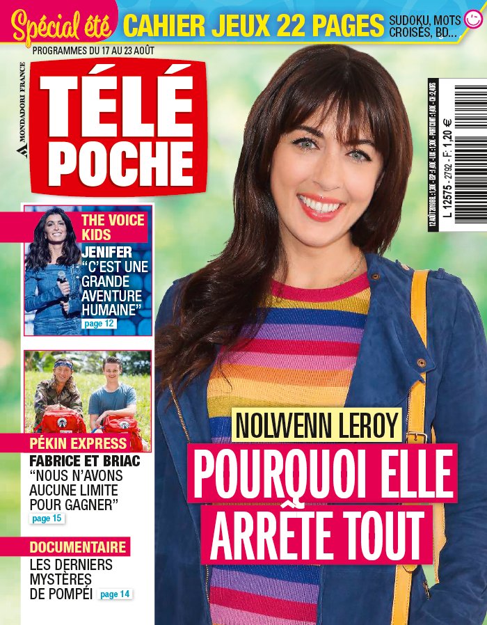Télé Poche 12 août 2019 Télé Poche N°2792 du 12 août 2019 à télécharger sur iPad
