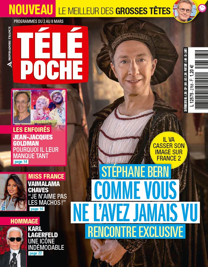 Télé Poche 25 février 2019 Télé Poche N°2768 du 25 février 2019 à télécharger sur iPad