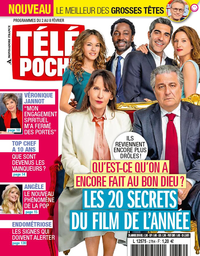 Télé Poche 28 janvier 2019 Télé Poche N°2764 du 28 janvier 2019 à télécharger sur iPad