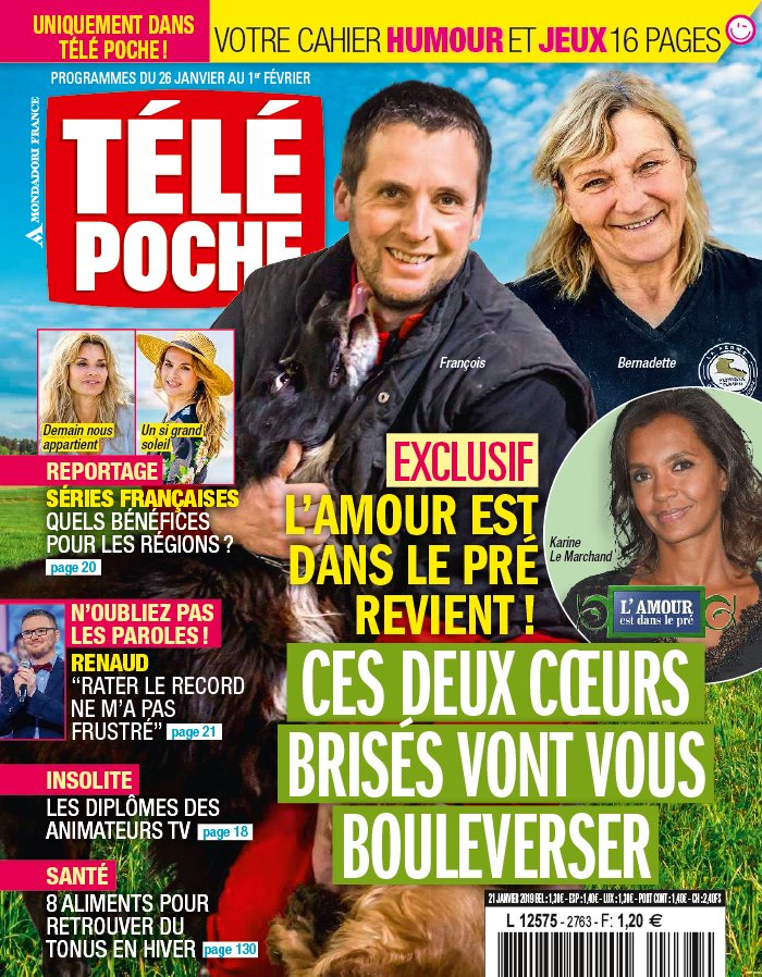 Télé Poche 21 janvier 2019 Télé Poche N°2763 du 21 janvier 2019 à télécharger sur iPad