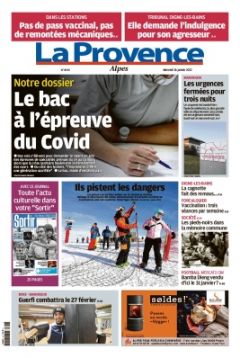 Lisez La Provence - Alpes du 26 janvier 2022 sur ePresse.fr