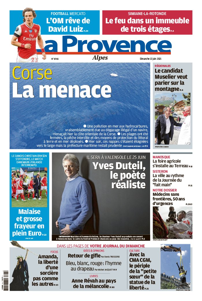 La Provence N°20210613 du 13 juin 2021 à télécharger sur iPad