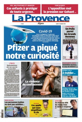 La Provence N°20201112 du 12 novembre 2020 à télécharger sur iPad