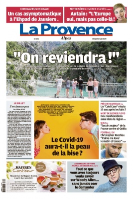 La Provence N°20200607 du 07 juin 2020 à télécharger sur iPad