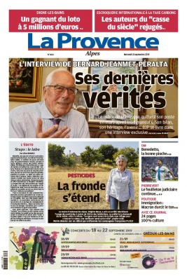 La Provence N°20190918 du 18 septembre 2019 à télécharger sur iPad