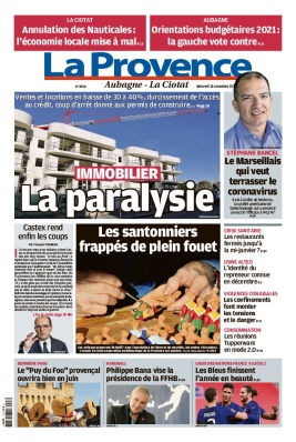 La Provence N°20201118 du 18 novembre 2020 à télécharger sur iPad