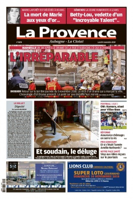La Provence N°20191104 du 04 novembre 2019 à télécharger sur iPad