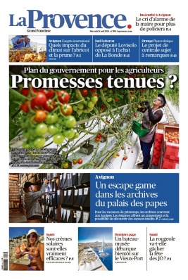 Lisez La Provence - Avignon du 24 avril 2024 sur ePresse.fr