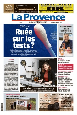 La Provence N°20201218 du 18 décembre 2020 à télécharger sur iPad