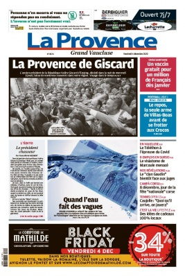La Provence N°20201204 du 04 décembre 2020 à télécharger sur iPad