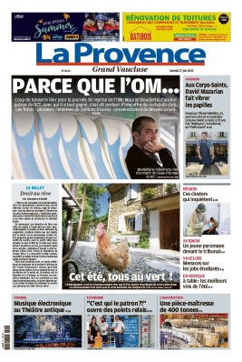La Provence N°20200627 du 27 juin 2020 à télécharger sur iPad