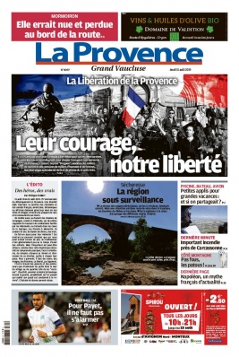 La Provence N°20190815 du 15 août 2019 à télécharger sur iPad