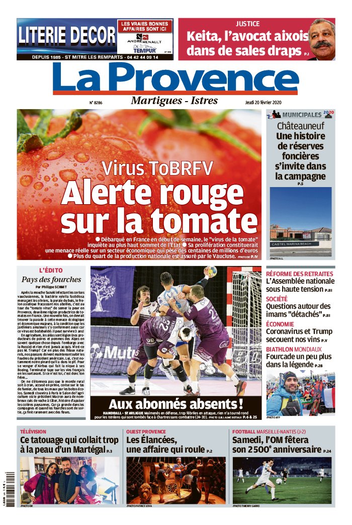 La Provence N°20200220 du 20 février 2020 à télécharger sur iPad