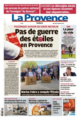 La Provence N°20190925 du 25 septembre 2019 à télécharger sur iPad