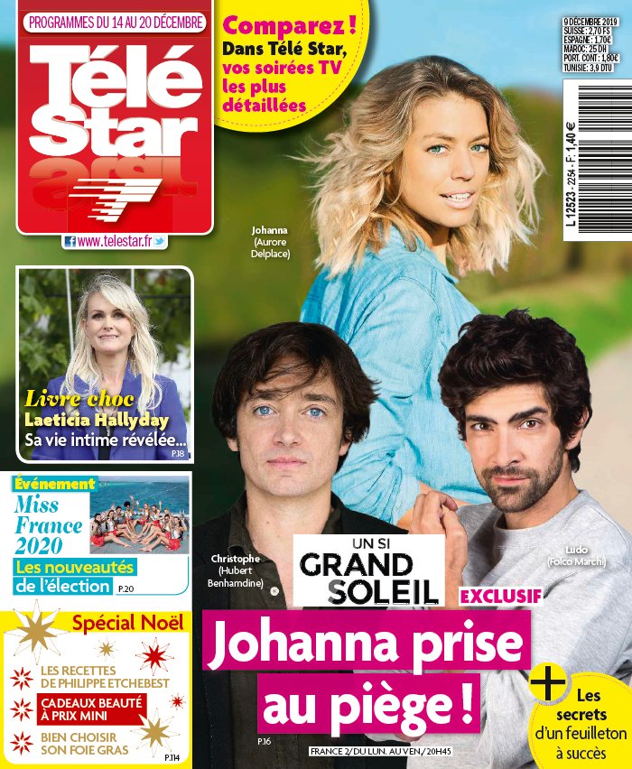Télé Star 09 décembre 2019 Abonnement Télé Star Pas Cher avec le BOUQUET ePresse.fr