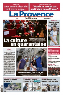 La Provence N°20201006 du 06 octobre 2020 à télécharger sur iPad