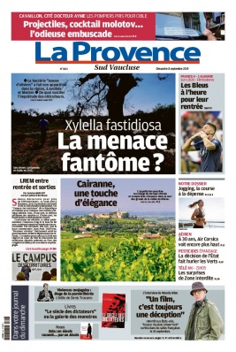 La Provence N°20190908 du 08 septembre 2019 à télécharger sur iPad