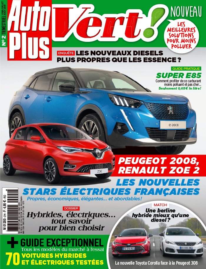 Auto Plus Vert 28 juin 2019 Auto Plus Vert N°2 du 28 juin 2019 à télécharger sur iPad