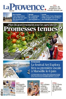 Lisez La Provence - Marseille du 24 avril 2024 sur ePresse.fr
